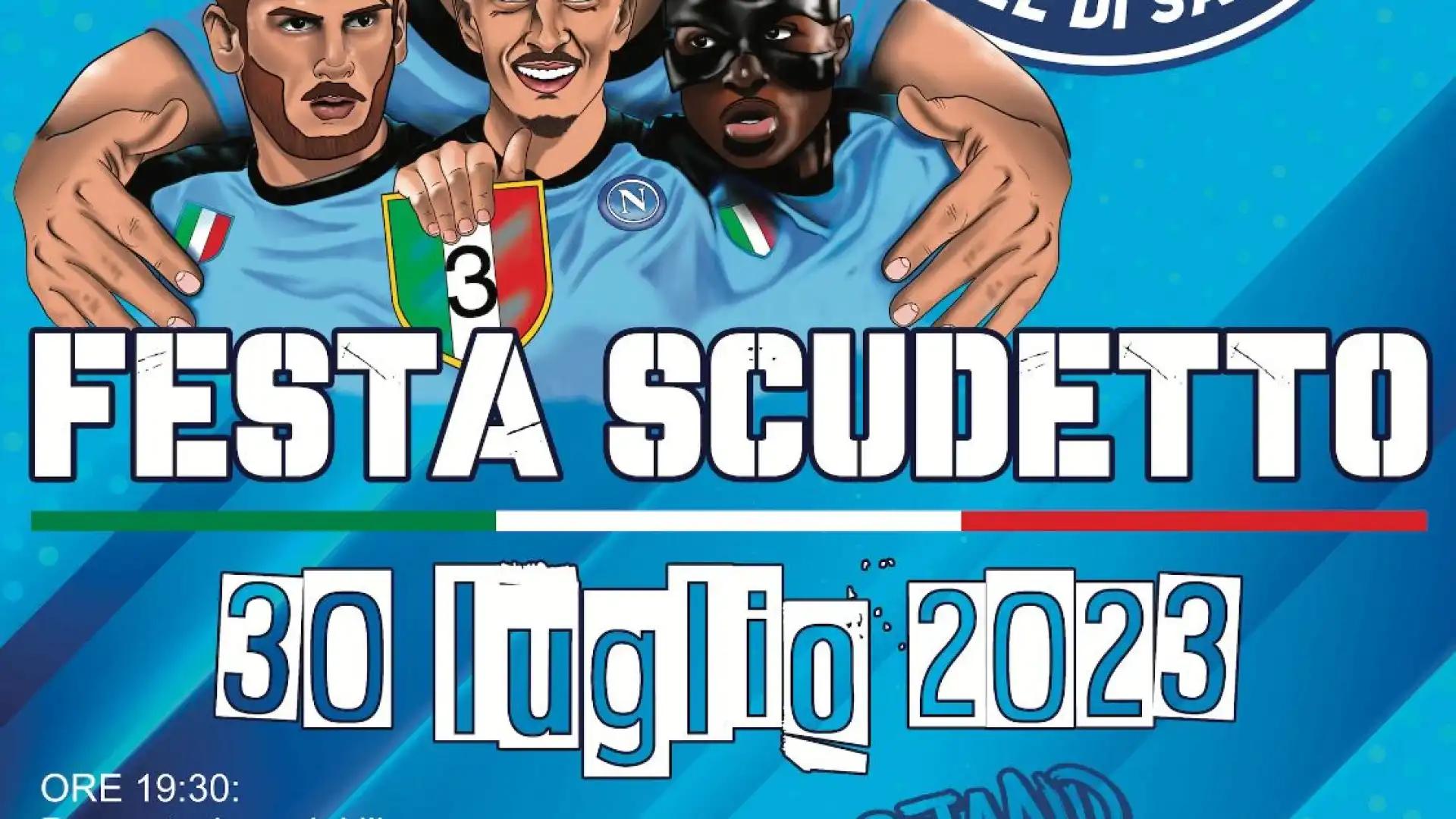 Castel Di Sangro: domenica 30 luglio la festa in Piazza del Club Napoli cittadino. Il Programma ufficiale destinato a tutti i tifosi azzurri.